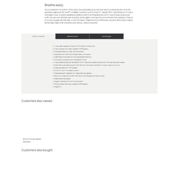 Kjus Formula S.E Jacket Mens Size 52 - Picture 12 of 12